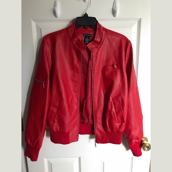 Jackets & Blazers - Red Leather Jacket